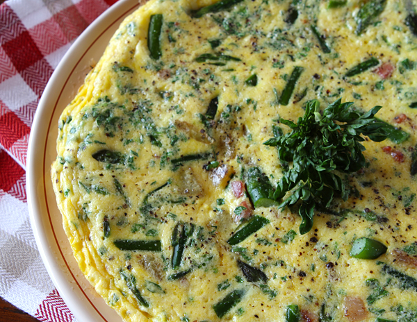 Spring Asparagus Frittata