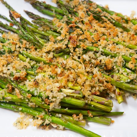 Crispy Roasted Parmesan Asparagus