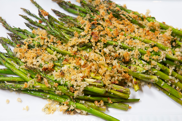 Crispy Roasted Parmesan Asparagus