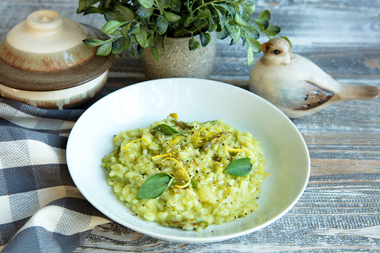 Creamy Lemon & Asparagus Risotto