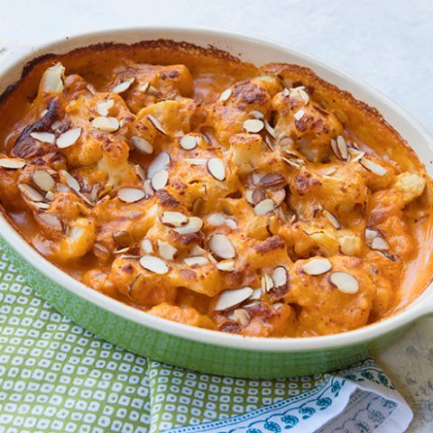 Cauliflower In Roasted Tomato Bechamel