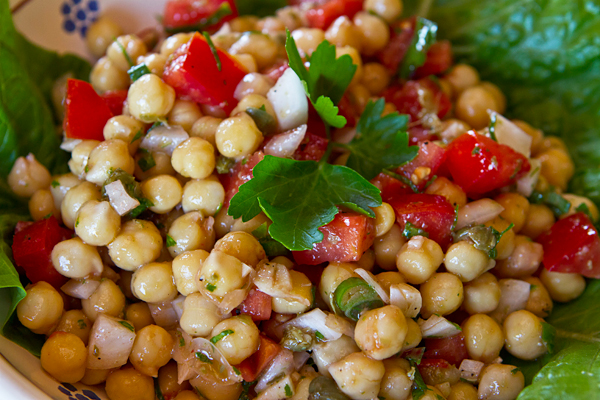 Chickpea & Cherry Tomato Salad