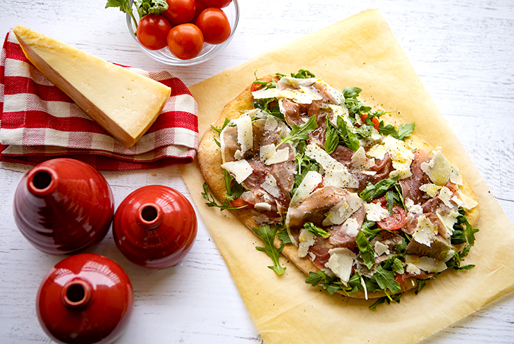 Grana Padano & Prosciutto di San Daniele Flatbread for Icons of European Taste Campaign