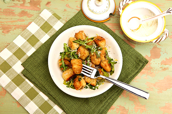 Pan Fried Potato Gnocchi With Lemon