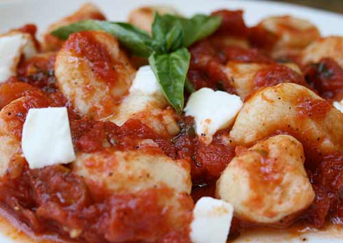 Gnocchi Caprese