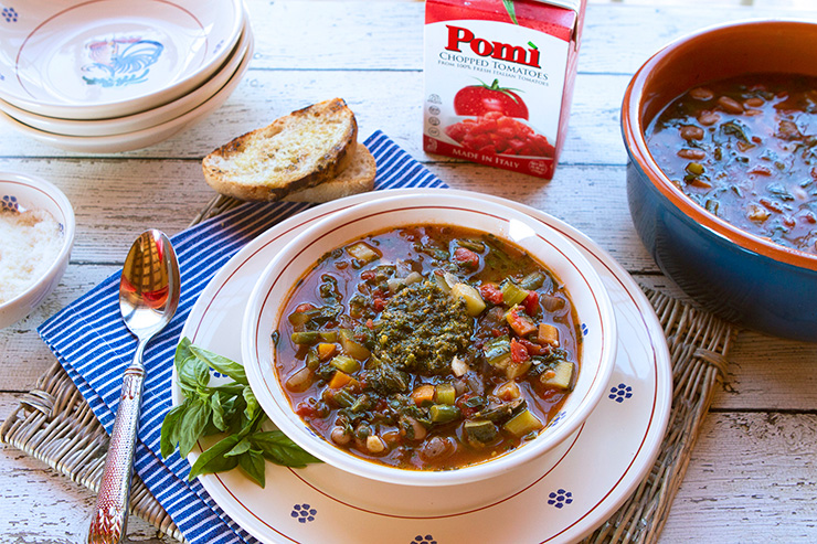 Featured Ingredient ~ Pomi Brand Tomatoes & Summer Minestrone Recipe