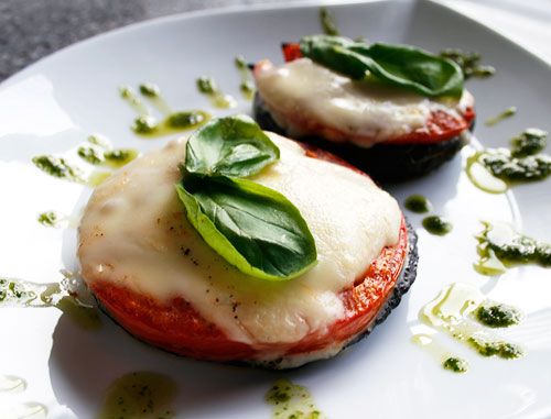 Caprese Mushroom Melts