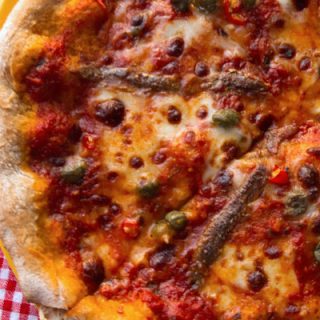 Pizza Napoli {Pizza With Anchovies}
