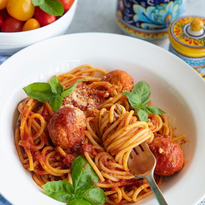 Pasta With Nduja Meatballs
