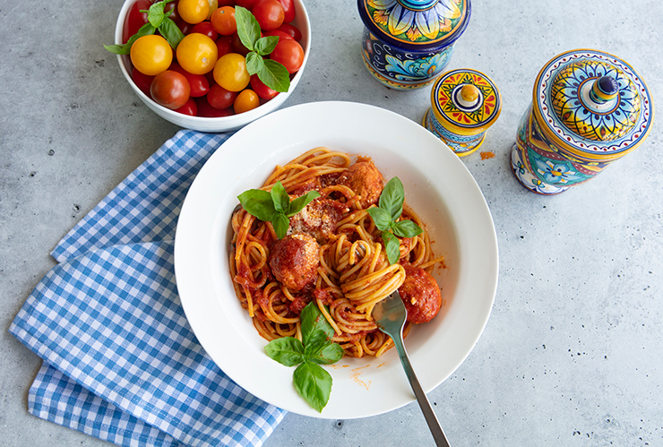 Pasta With Nduja Meatball Sauce