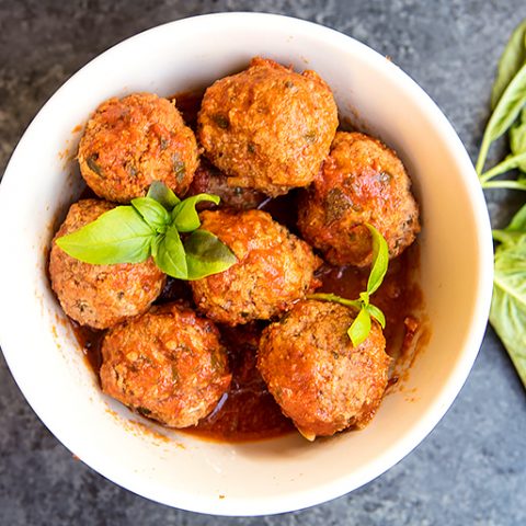 Nonna's Meatballs In Tomato Sauce Revisted