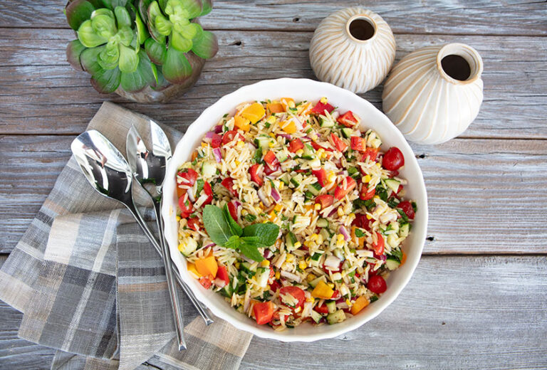 Colorful Orzo Salad