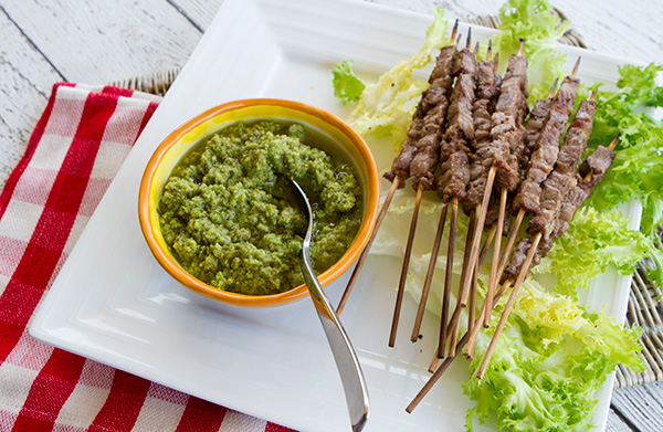 Piedicolle Special Sauce {Green Olive Sauce For Grilled Meat}