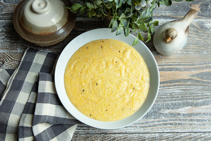 Instant Pot Polenta Cacio e Pepe