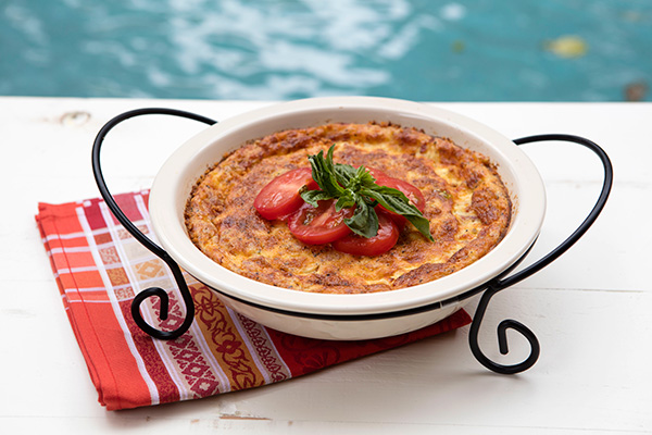 Salami & Cheese Easter Frittata