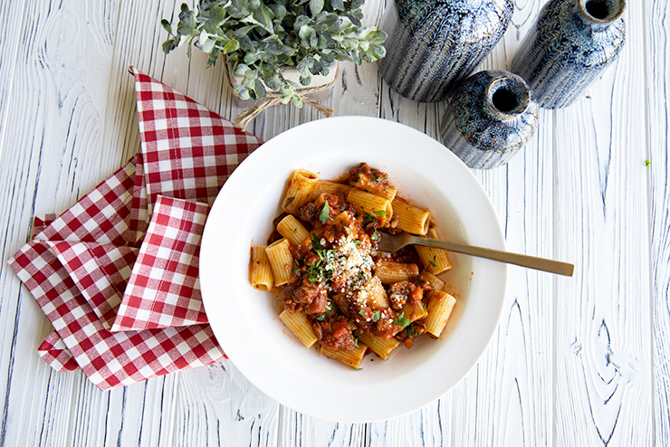 Slow Cooked Beef Short Ribs Pasta Sauce