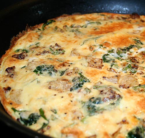 Spinach Potato Frittata