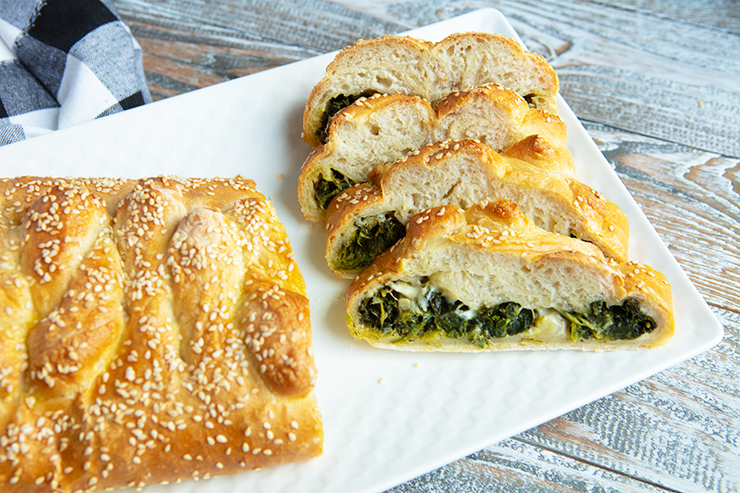 Greens & Cheese Stromboli