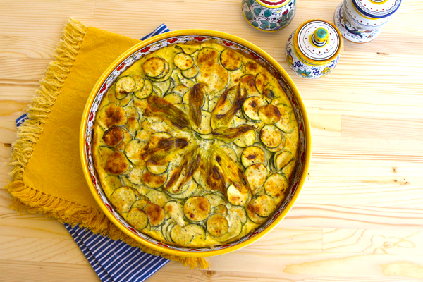 Zucchini, Ricotta, & Egg Pie